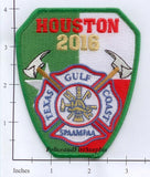 Texas - Houston Chapter of SPAAMFAA 2016 Fire Dept Patch