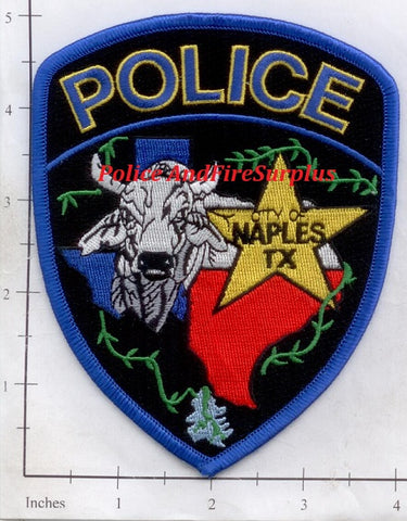 Texas - Naples Police Dept Patch