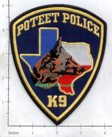Texas - Poteet Police Dept K-9 Patch