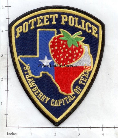 Texas - Poteet Police Dept Patch v2