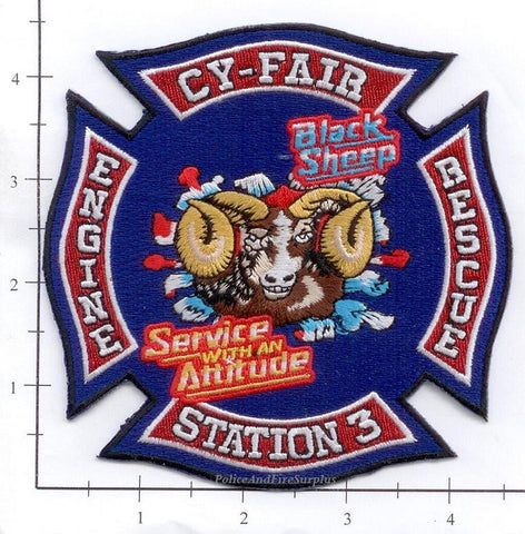 Texas - CyFair Station  3 Fire Dept Patch v1