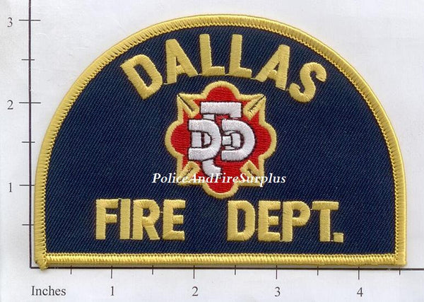 Texas - Dallas Fire Dept Patch v1 – Police And Fire Surplus