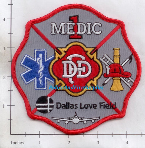 Texas - Dallas Love Field Medic 1 Fire Dept Patch