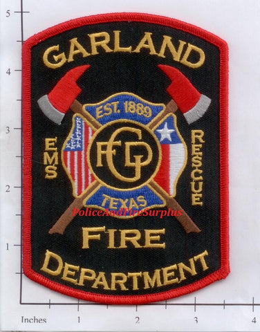 Texas - Garland Fire Dept Patch