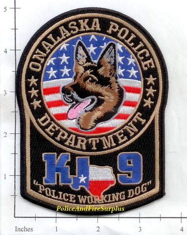 Texas - Onalaska K-9 Police Dept Patch