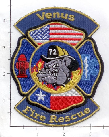 Texas - Venus Fire Rescue Fire Dept Patch v1