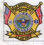United Kingdom - Menwith Hill RAF USAF Fire & Emergency Services Patch