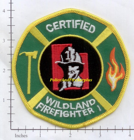 Utah - Certified Wildland Firefighter 1 Patch v1