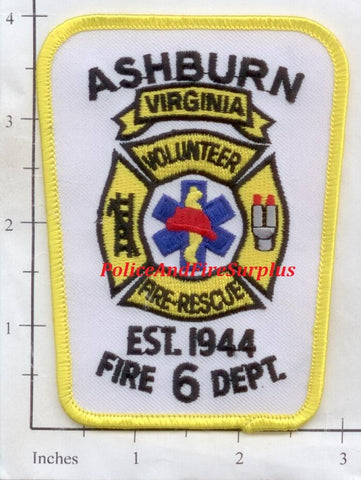 Virginia - Ashburn Volunteer Fire Rescue Patch
