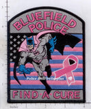 Virginia -  Bluefield Police Dept Patch Breast Cancer Awareness