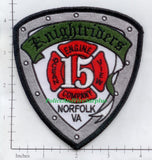Virginia - Norfolk Station 15 VA Fire Dept Patch
