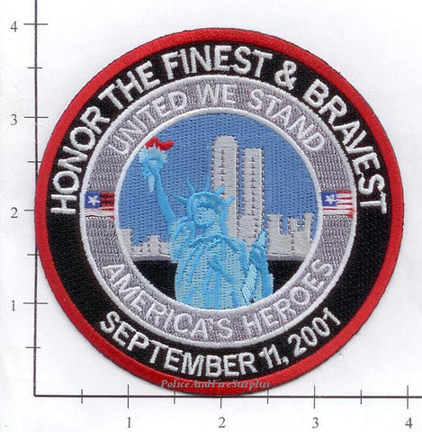 New York - Honor The Finest & Bravest Patch WTC 9-11