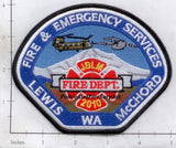 Washington - Lewis McCord Fire & Emergency Services Fire Dept Patch