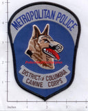 Washington DC - Washington DC Canine Corps Police Dept Patch