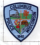 Wisconsin - Columbus Police Dept Patch v1