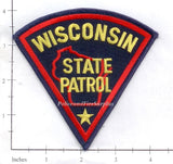 Wisconsin - Wisconsin Highway Patrol State Police Dept Patch