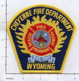 Wyoming - Cheyenne Fire Dept Patch v2