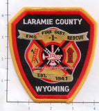 Wyoming - Laramie Fire District Patch