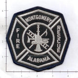 Alabama - Montgomery Fire Rescue Patch (Silver Stitching)