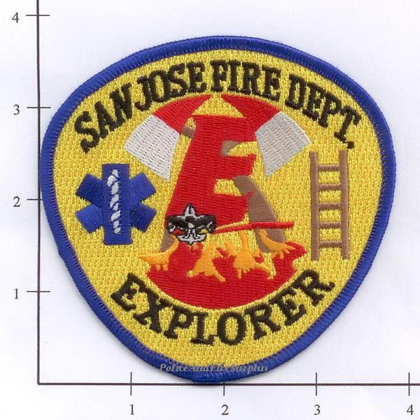 California - San Jose Explorer Fire Dept Patch – Police And Fire Surplus