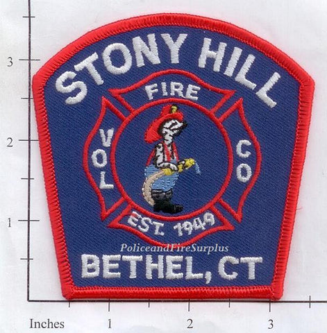 Connecticut - Bethel - Stony Hill Voluntary Fire Company Fire Dept Patch