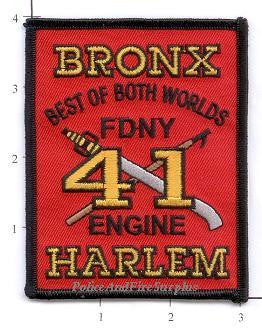 New York City Engine  41 Fire Patch v5
