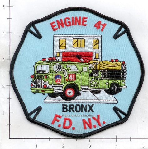 New York City Engine  41 Fire Patch v20 Red Rims