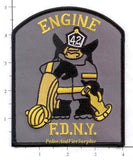 New York City Engine  42 Fire Patch v6 Gray