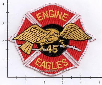 New York City Engine  45 Fire Patch v2
