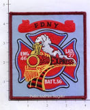 New York City Engine  46 Ladder 27 Battalion 56 Fire Patch v6