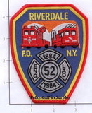 New York City Engine  52 Ladder 52 Fire Dept Patch v2