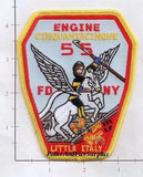 New York City Engine  55 Fire Patch v10 Light Blue
