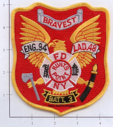 New York City Engine  94 Ladder 48 Battalion 3 Fire Patch v2