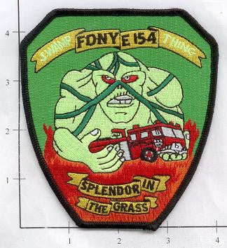 New York City Engine 154 Fire Patch v4 Swamp Thing