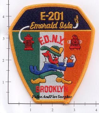 New York City Engine 201 Fire Patch v7 Emerald Isle