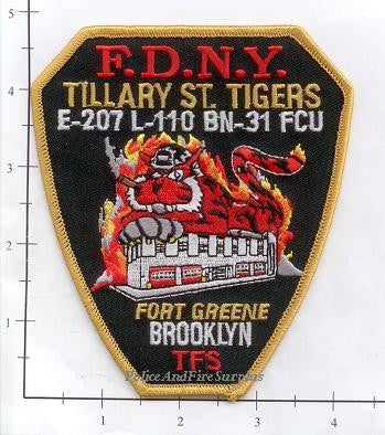 New York City Engine 207 Ladder 110 Battalion 31 FCU Fire Patch v15
