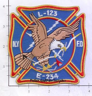 New York City Engine 234 Ladder 123 Fire Dept Patch v4
