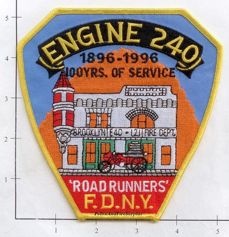 New York City Engine 240 100th Anniversary Fire Patch v5