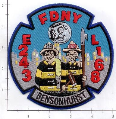 New York City Engine 243 Ladder 168 Fire Patch v9 Honeymooners