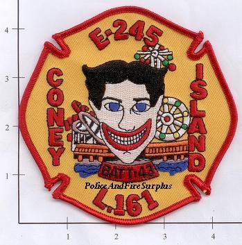 New York City Engine 245 Ladder 161 Battalion 43 Fire Dept Patch v11