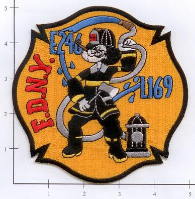 New York City Engine 246 Ladder 169 Fire Patch v5 Popeye