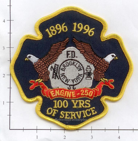New York City Engine 250 Fire Patch v8 Anniversary – Police And Fire ...