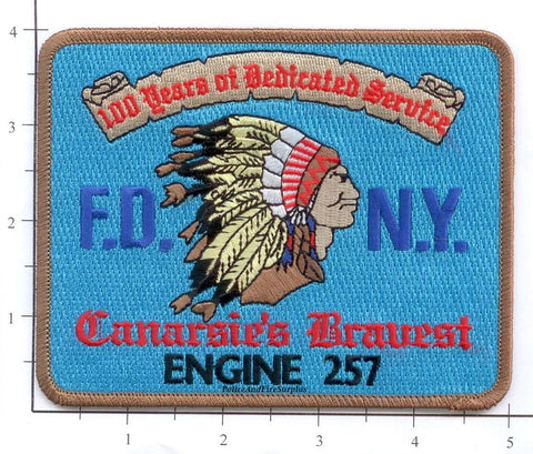 New York City Engine 257 Fire Dept Patch v12