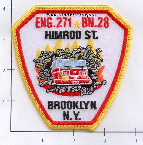 New York City Engine 271 Battalion 28 Fire Patch v2