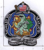 New York City Engine 273 Ladder 129 Fire Patch v2 - Silver