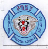 New York City Engine 292 Fire Patch v3 Blue