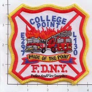 New York City Engine 297 Ladder 130 Fire Patch v2