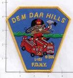 New York City Engine 305 Ladder 151 Fire Dept Patch v7 Dem Dar Hills