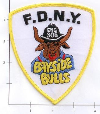 New York City Engine 306 Fire Patch v6 Bayside Bulls