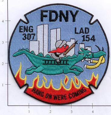 New York City Engine 307 Ladder 154 Fire Dept Patch v1 – Police And ...
